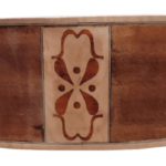 EM Guitars custom OM style acoustic-guitar bottom view