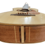 EM Guitars custom Parlor Guitar bottom view