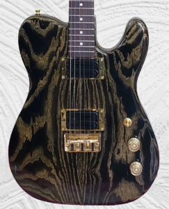 EM Guitars custom TeleKayster style electric guitar front view