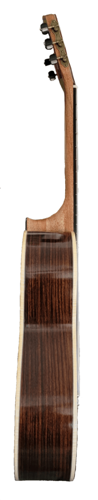 EM Guitars custom Classical guitar style acoustic-guitar side view