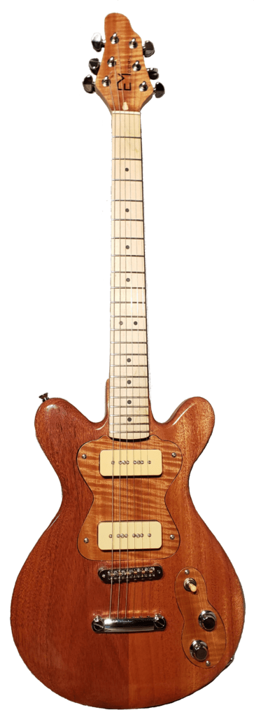 EM Guitars Custom Paulatelli - Mahogany front