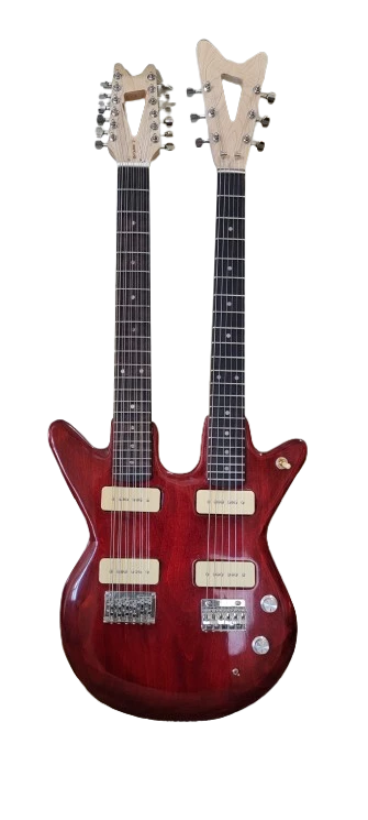 EM Guitars Custom Tritonic Double Neck